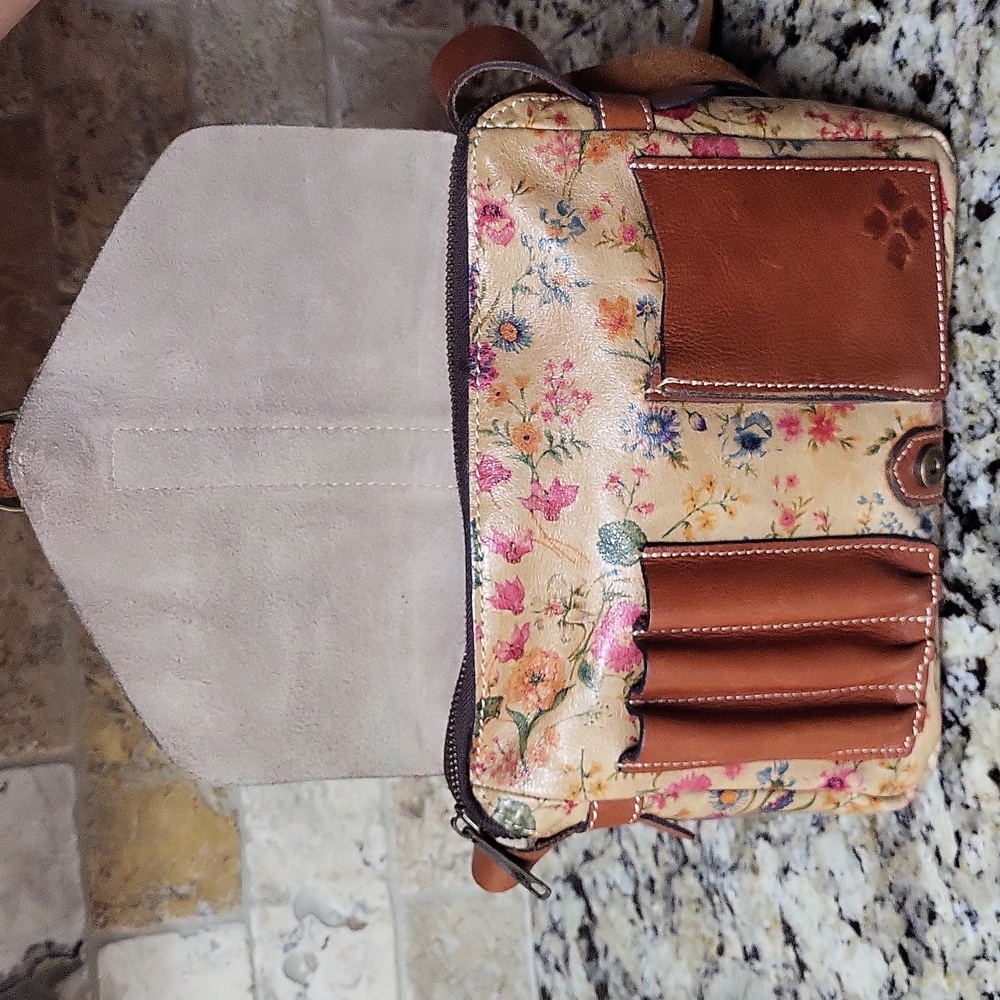 Patricia Nash Prairie Rose Praga Flap Crossbody  - Picture 6 of 16
